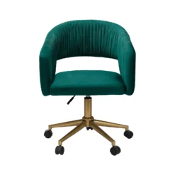 Georgette Pleated Office Chair - Emerald 9 Georgette Pleated Office Chair - Emerald -Home Style Sales 13644181 1515004227234367