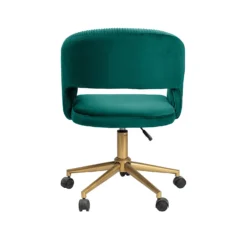 Georgette Pleated Office Chair - Emerald 10 Georgette Pleated Office Chair - Emerald -Home Style Sales 13644181 1905004227269164