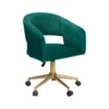 Georgette Pleated Office Chair - Emerald -Home Style Sales 13644181 4515004227190288