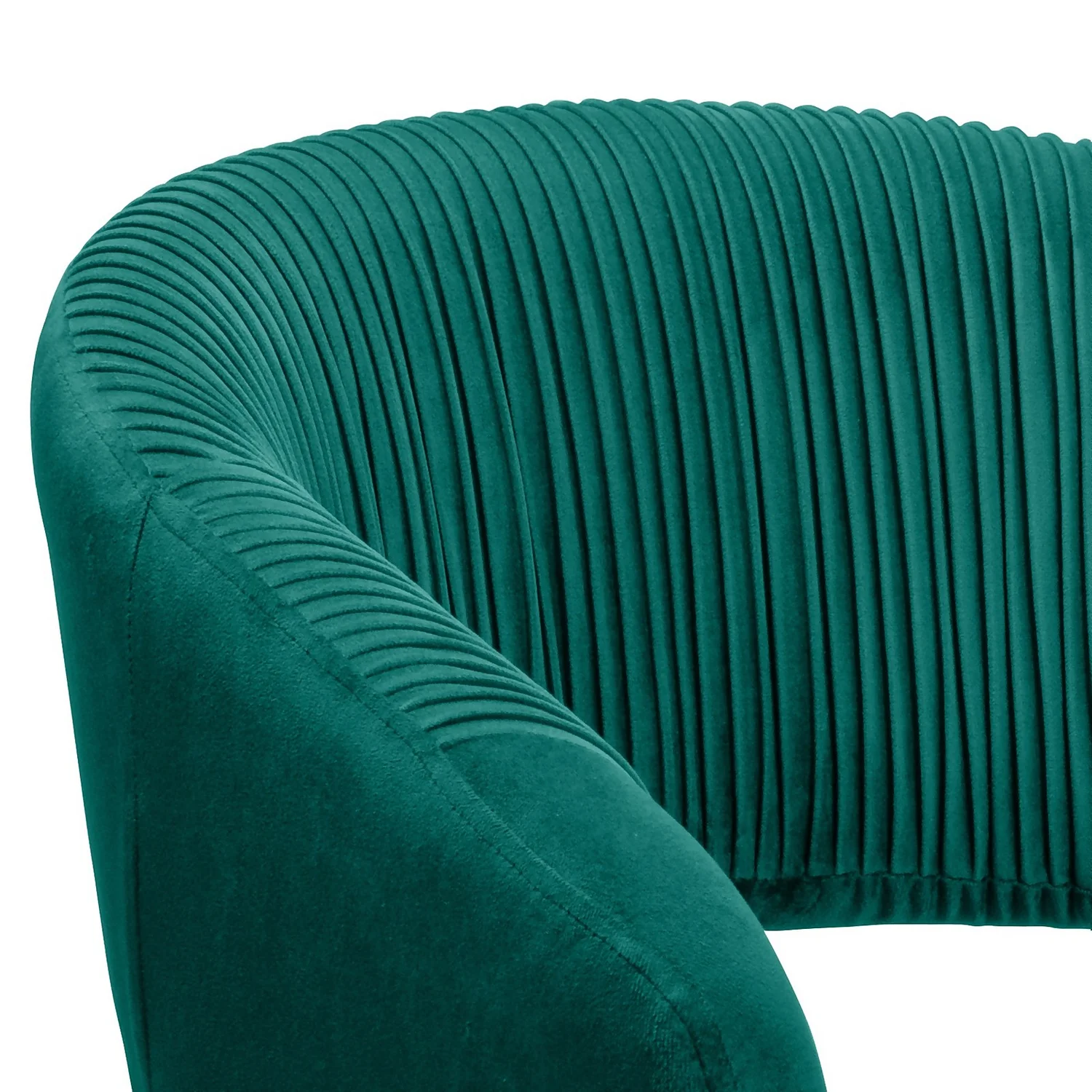 Georgette Pleated Office Chair - Emerald 6 Georgette Pleated Office Chair - Emerald - Image 4