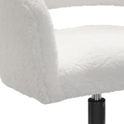 Bailey Boucle Office Chair - White -Home Style Sales 13644182 1685004227545770