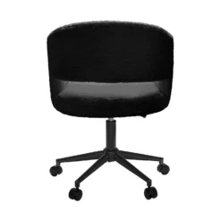Bailey Boucle Office Chair - Black -Home Style Sales 13644183 5995038444540305