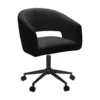 Bailey Boucle Office Chair - Black -Home Style Sales 13644183 6735038444467294