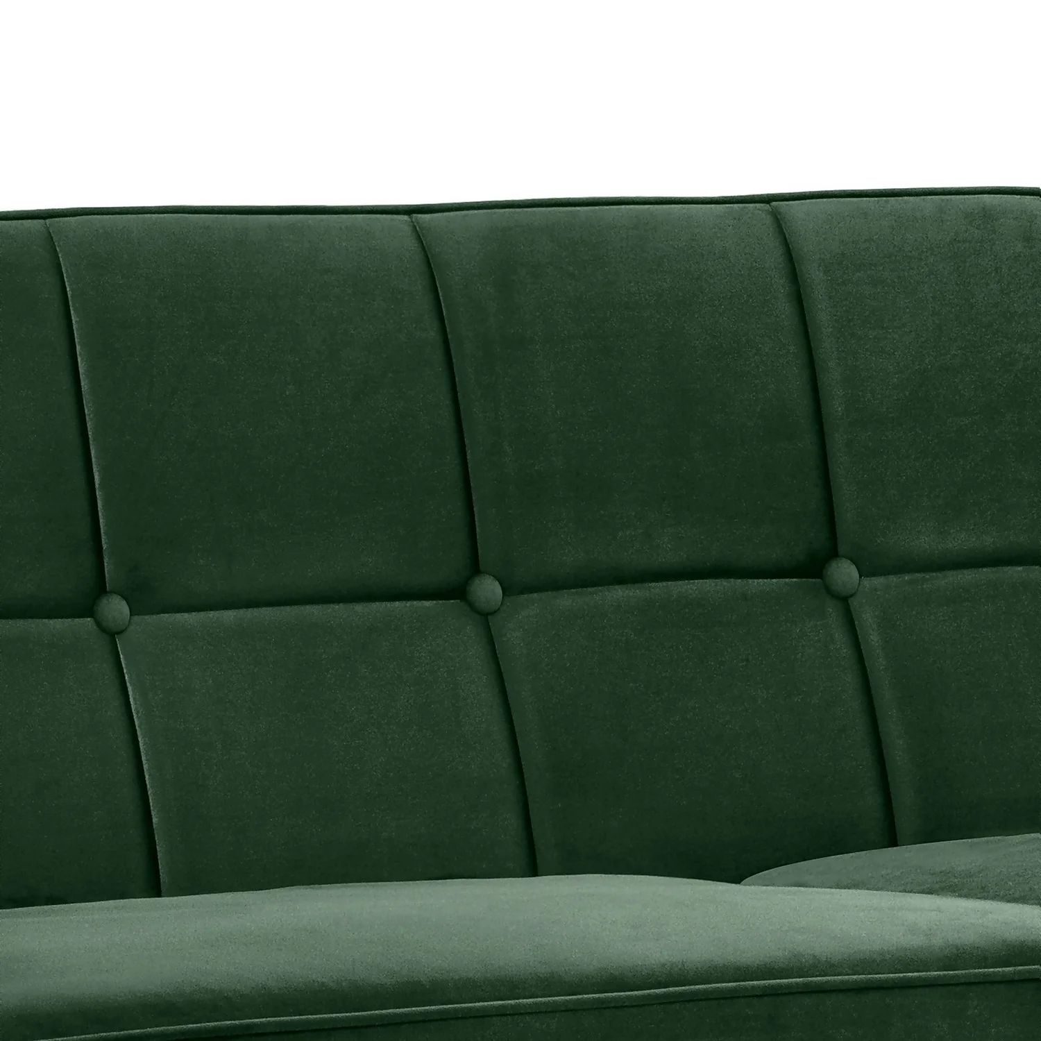 Draper Velvet 3 Seater Sofa In A Box - Green 6 Draper Velvet 3 Seater Sofa In A Box - Green - Image 4