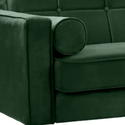 Draper Velvet 3 Seater Sofa In A Box - Green 12 Draper Velvet 3 Seater Sofa In A Box - Green -Home Style Sales 13646000 5294978299856719