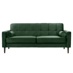 Draper Velvet 3 Seater Sofa In A Box - Green 9 Draper Velvet 3 Seater Sofa In A Box - Green -Home Style Sales 13646000 7804978299615543