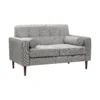 Draper Woven Fabric 2 Seater Sofa In A Box - Grey -Home Style Sales 13646006 9374978299548670