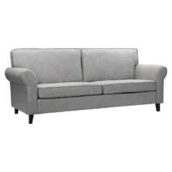 Linea Woven Fabric 3 Seater Sofa In A Box - Grey