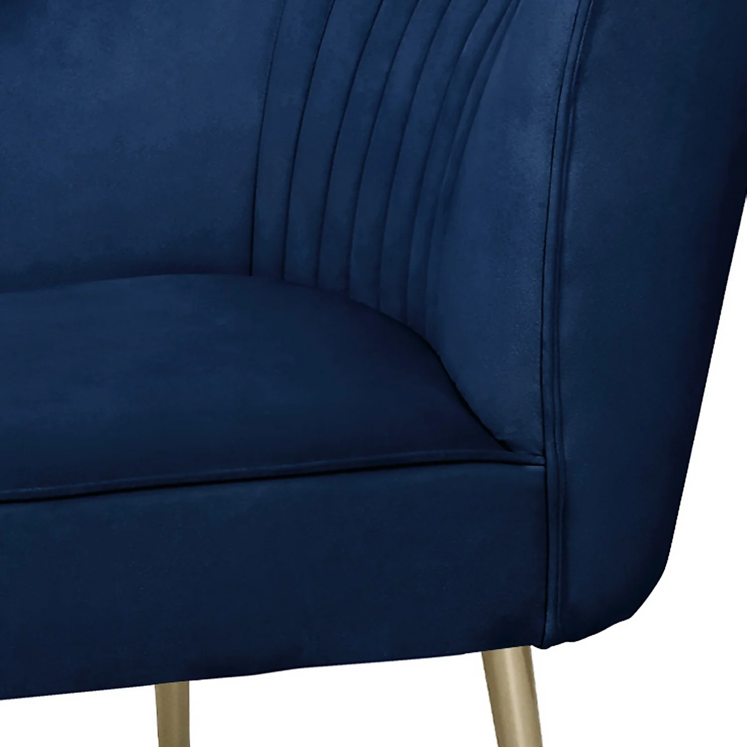 Gigi Velvet Chaise Longue - Midnight 9 Gigi Velvet Chaise Longue - Midnight - Image 7