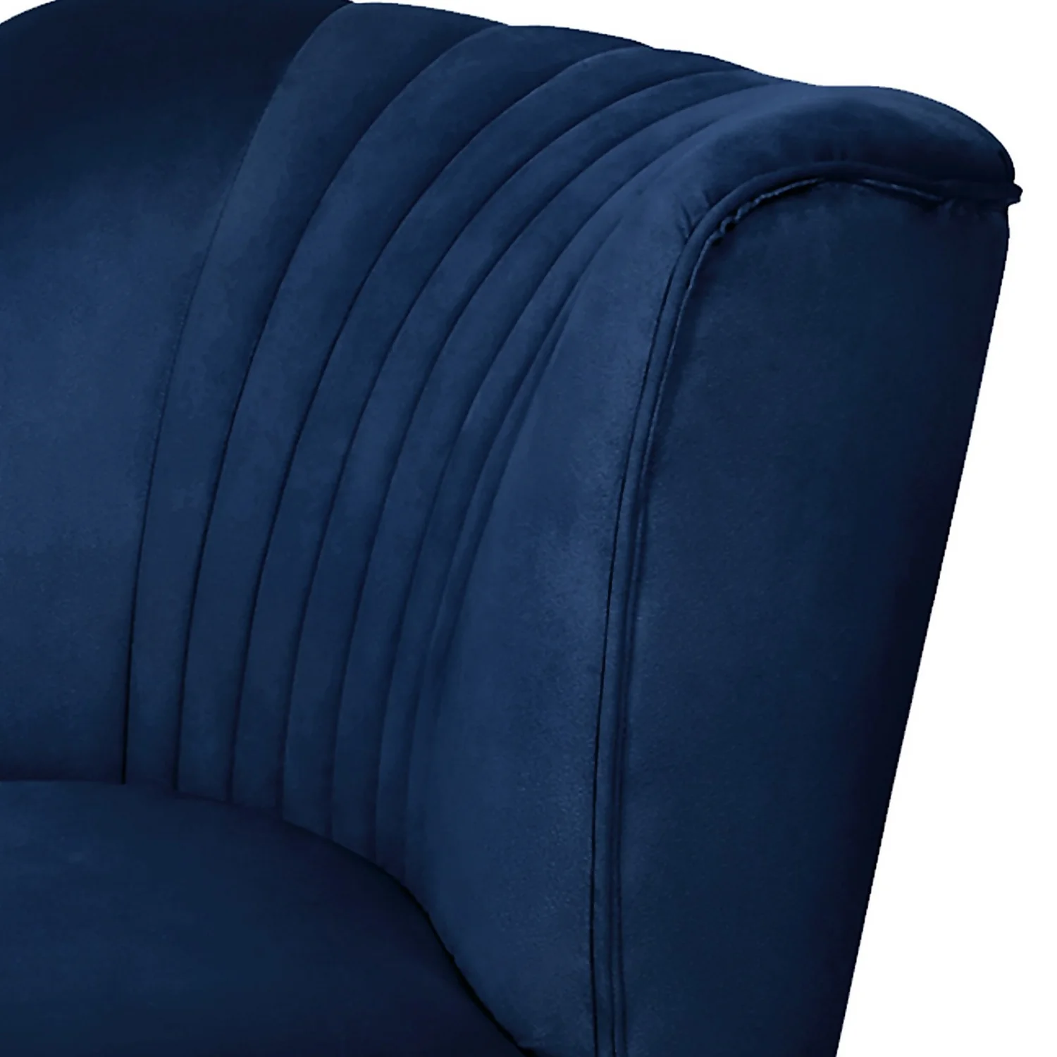 Gigi Velvet Chaise Longue - Midnight 8 Gigi Velvet Chaise Longue - Midnight - Image 6