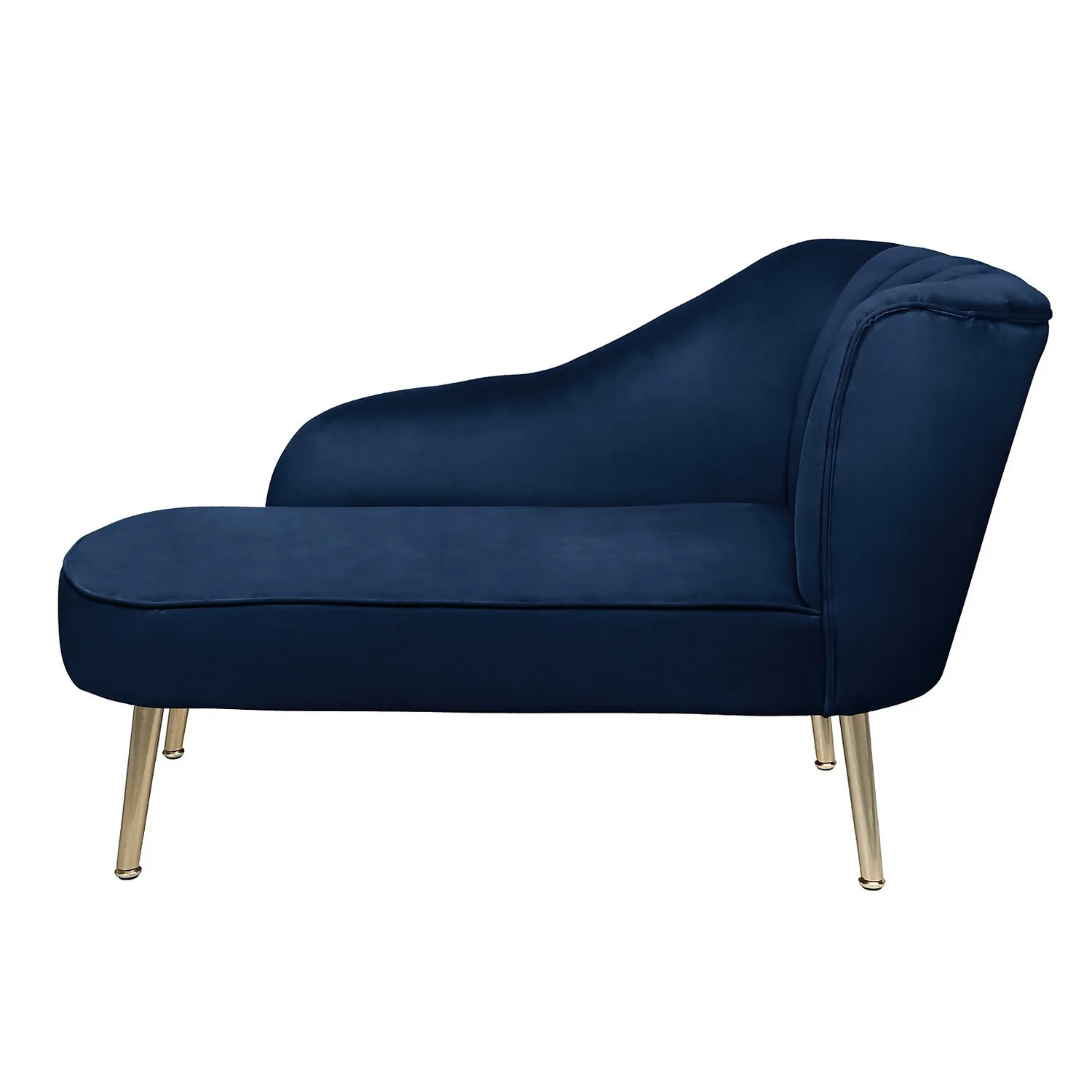Gigi Velvet Chaise Longue - Midnight 5 Gigi Velvet Chaise Longue - Midnight - Image 3