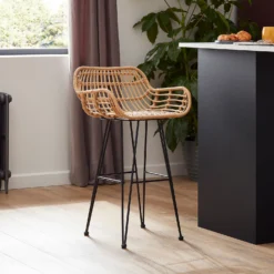 Ronnie Rattan Bar Stool - Set Of 2 -Home Style Sales 13863935 1285014368981675