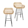 Ronnie Rattan Bar Stool - Set Of 2 1 Ronnie Rattan Bar Stool - Set Of 2 -Home Style Sales 13863935 5725023398892233