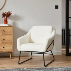 Evelyn Metal Frame Chair - Boucle 10 Evelyn Metal Frame Chair - Boucle -Home Style Sales 13863937 7185014376007195