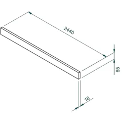 House Beautiful Plinth, Realm - Matt Grey 6 House Beautiful Plinth, Realm - Matt Grey -Home Style Sales 13864378 6685006327262174