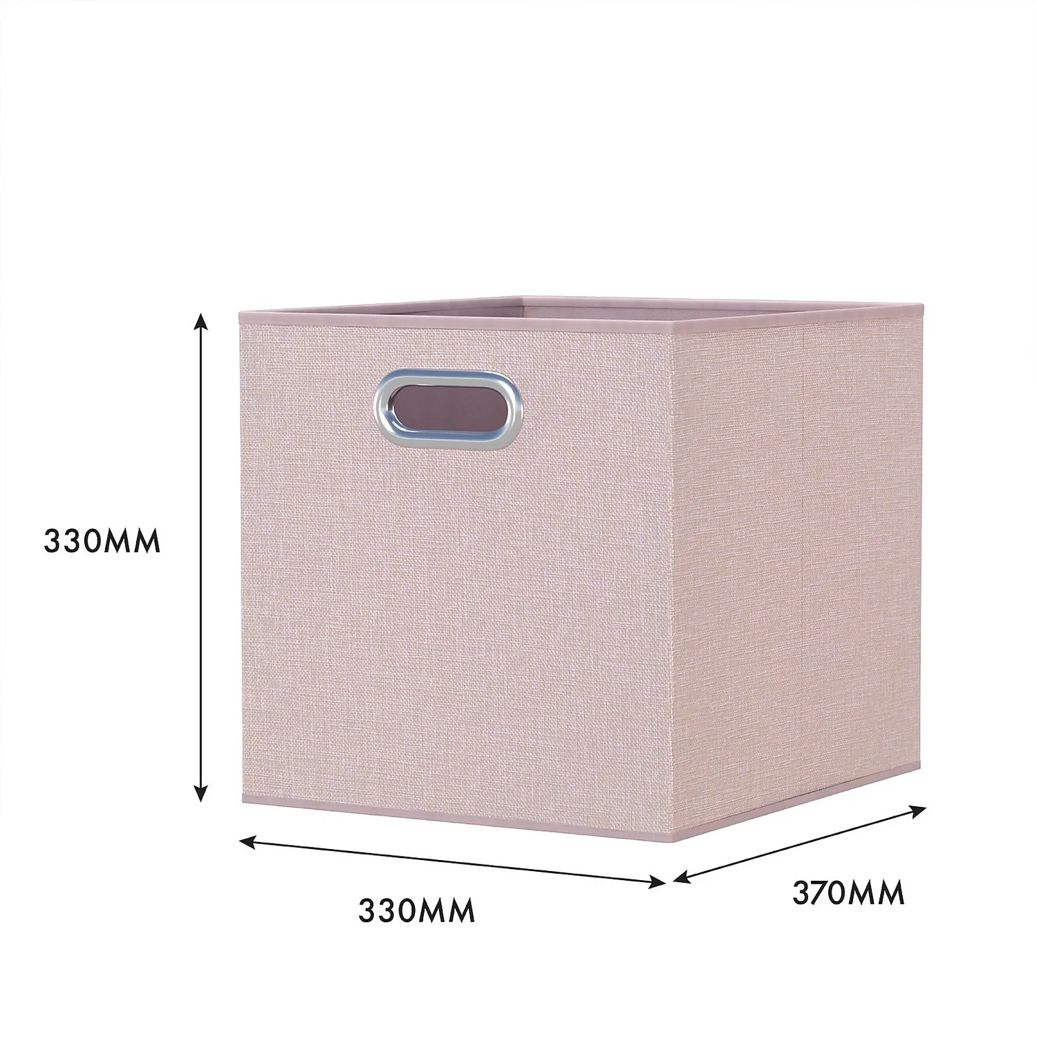 Clever Cube Fabric Insert - Set Of 2 - Blush Pink 7 Clever Cube Fabric Insert - Set Of 2 - Blush Pink - Image 5
