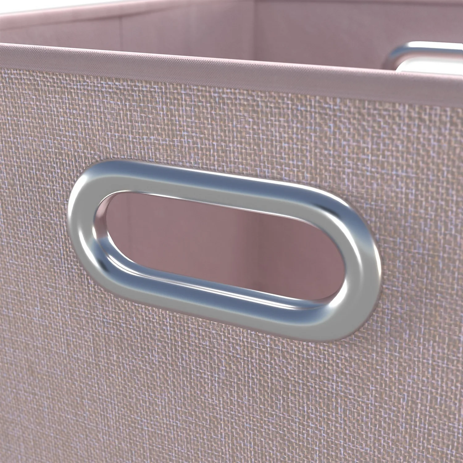 Clever Cube Fabric Insert - Set Of 2 - Blush Pink 5 Clever Cube Fabric Insert - Set Of 2 - Blush Pink - Image 3