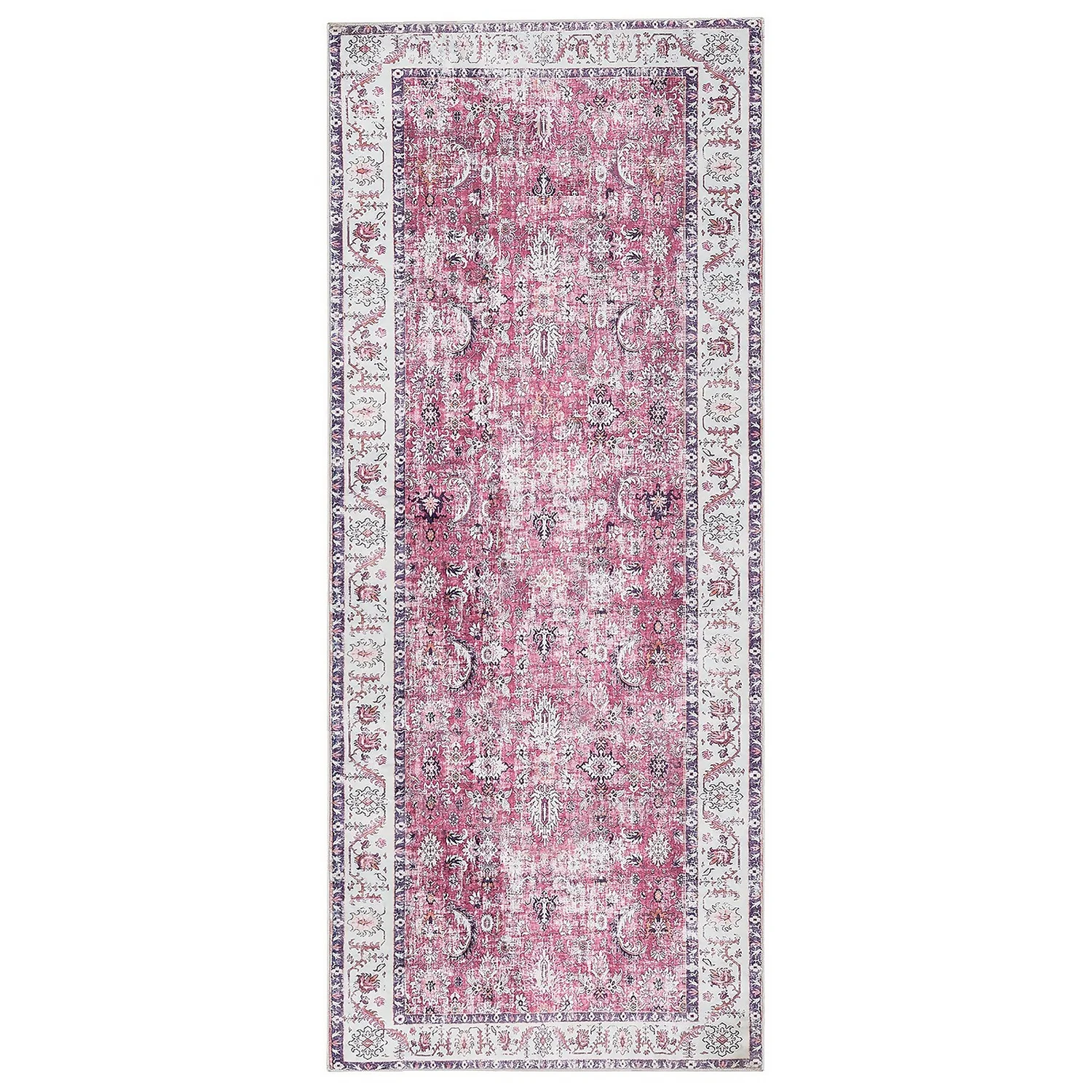 Rada Washable Runner - Pink - 60x180cm 3 Rada Washable Runner - Pink - 60x180cm