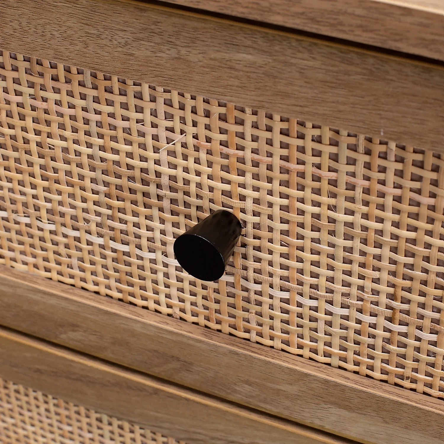 Kubu Rattan 5 Drawer Tallboy 10 Kubu Rattan 5 Drawer Tallboy - Image 8