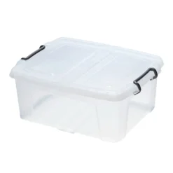 24L Storemaster Box With Lid - Clear