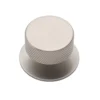 Knurled Stainless Steel Knob And Backplate