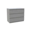 House Beautiful Escape Wide Chest Of Drawers - Gloss Grey Handleless (W) 900mm X (H) 756mm -Home Style Sales 13999811 7715005575406227