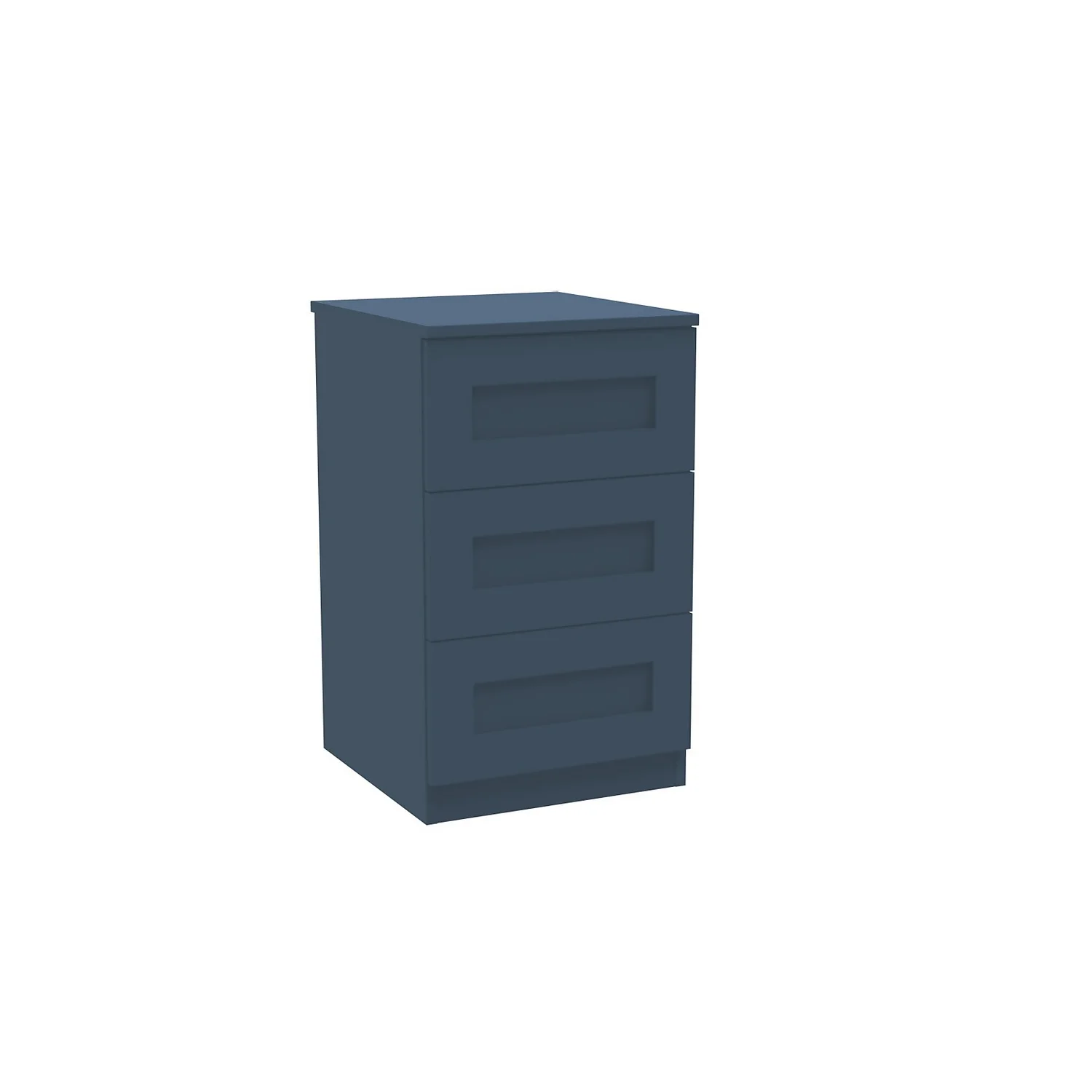 House Beautiful Realm Narrow Chest Of Drawers - Navy Blue Shaker (W) 450mm X (H) 756mm 3 House Beautiful Realm Narrow Chest Of Drawers - Navy Blue Shaker (W) 450mm X (H) 756mm