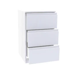 House Beautiful Escape Narrow Chest Of Drawers - Gloss White Handleless (W) 450mm X (H) 756mm -Home Style Sales 13999818 1365005577766267