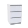 House Beautiful Escape Narrow Chest Of Drawers - Gloss White Handleless (W) 450mm X (H) 756mm -Home Style Sales 13999818 2045005577695011