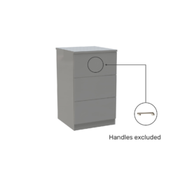 House Beautiful Honest Narrow Chest Of Drawers - Gloss Grey Slab (W) 450mm X (H) 756mm -Home Style Sales 13999821 1995005578465231