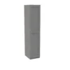 House Beautiful Realm Single Wardrobe, Grey Carcass - Grey Shaker Door (W) 450mm X (H) 2196mm -Home Style Sales 13999911 4815005575165777