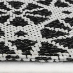 Recycled Cotton Starburst Rug - Monochrome - 60x180cm 11 Recycled Cotton Starburst Rug - Monochrome - 60x180cm -Home Style Sales 14015880 1325006088375537