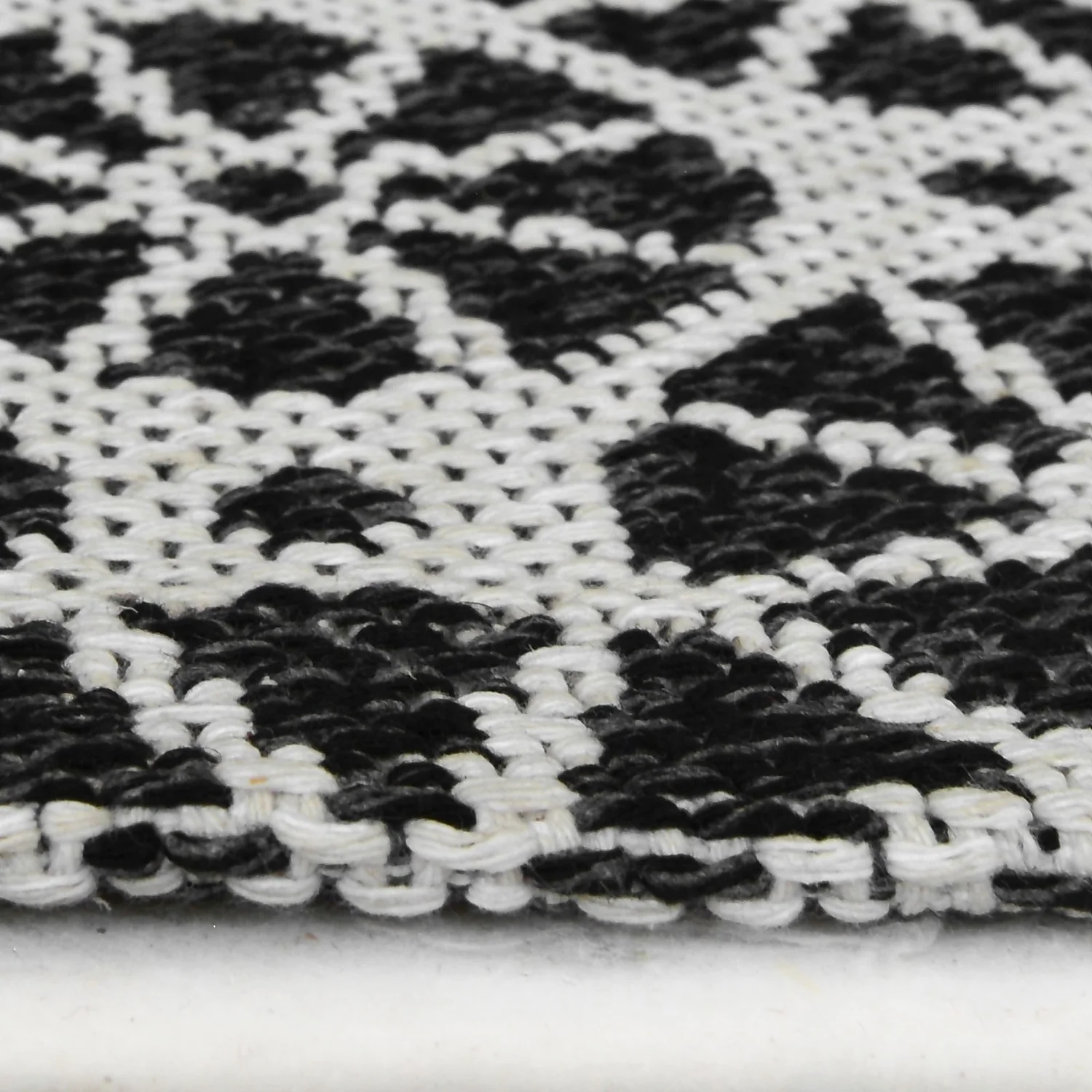 Recycled Cotton Starburst Rug - Monochrome - 60x180cm 6 Recycled Cotton Starburst Rug - Monochrome - 60x180cm - Image 4