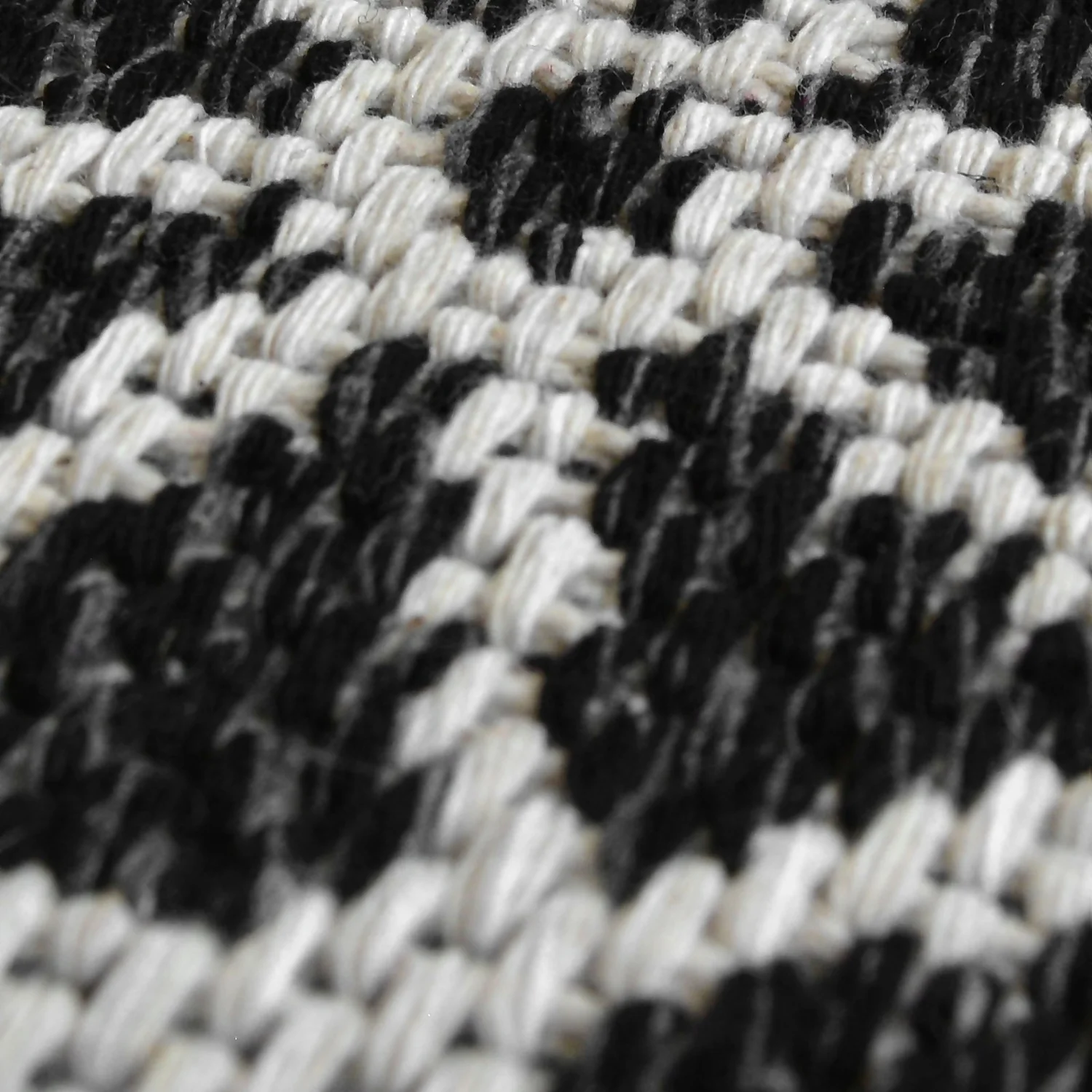 Recycled Cotton Starburst Rug - Monochrome - 60x180cm 5 Recycled Cotton Starburst Rug - Monochrome - 60x180cm - Image 3