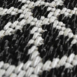 Recycled Cotton Starburst Rug - Monochrome - 100x150cm -Home Style Sales 14015881 8835006093870649