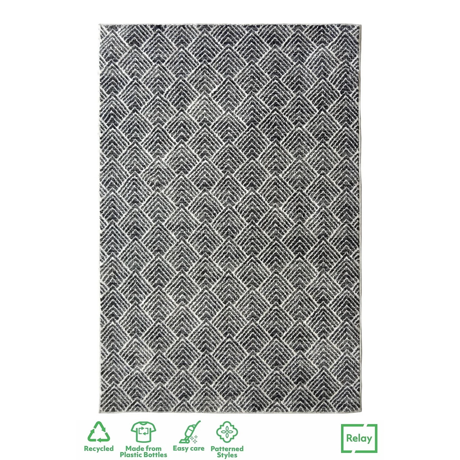 Neptune Recycled Geometric Rug - 160x230cm 3 Neptune Recycled Geometric Rug - 160x230cm
