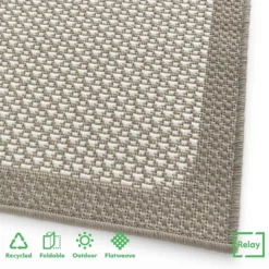Relay Recycled Indoor/Outdoor Rug - Natural - 160x230cm -Home Style Sales 14015908 7885006089693134
