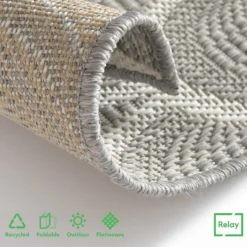 Relay Recycled Indoor/Outdoor Rug - Grey - 120x170cm -Home Style Sales 14015911 1855006088359910