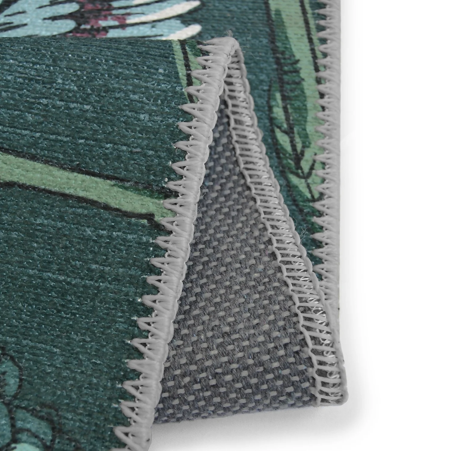 Opal Botanical Rug - Bottle Green - 135x195cm 7 Opal Botanical Rug - Bottle Green - 135x195cm - Image 5