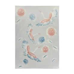 Abstract Birds Rug - Natural - 120x170cm