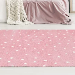 Snug Spotty Rug - Pink - 160x230cm -Home Style Sales 14016029 1305006091728217