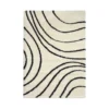 Snug Isobar Rug - Ivory & Black - 160x230cm