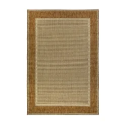 Denver Border Indoor/Outdoor Rug - Latte - 160x230cm