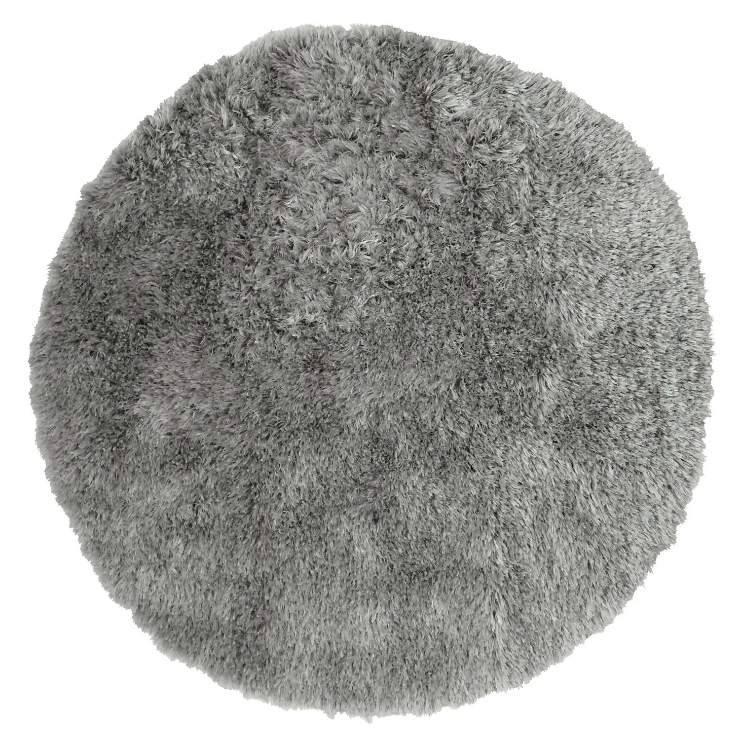 Soft Washable Circle Rug - Grey - 100cm 3 Soft Washable Circle Rug - Grey - 100cm