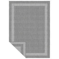 Duo Weave Indoor/Outdoor Rug - Silver - 120x170cm