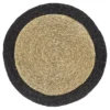 Zanzibar Circle Rug With Border - Anthracite - 150cm 2 Zanzibar Circle Rug With Border - Anthracite - 150cm -Home Style Sales 14016694 1475002672195635