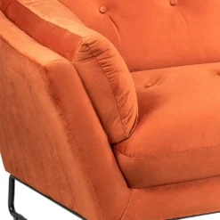 The Snuggler Button Chair - Burnt Orange -Home Style Sales 14202653 1355045747772726