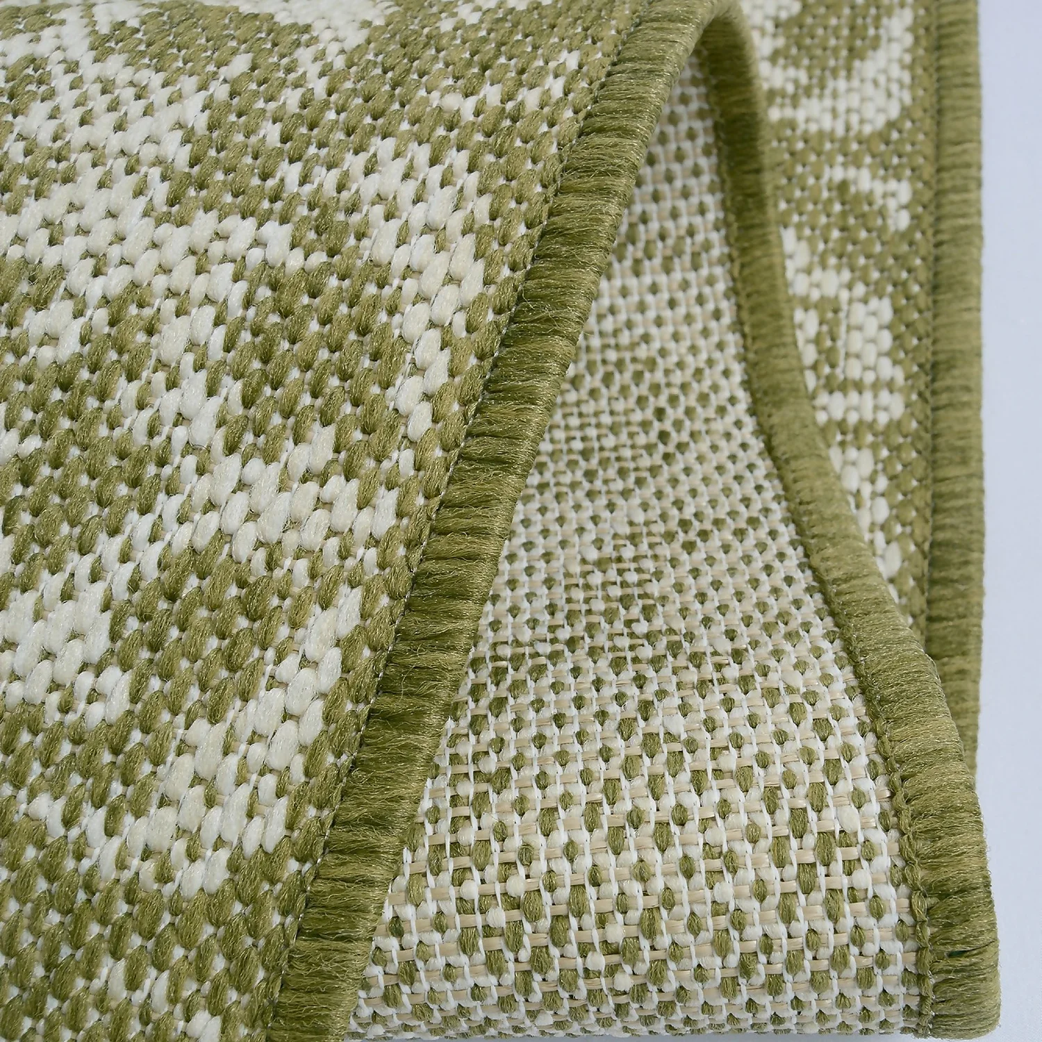 Indoor Outdoor Tile Rug - Green - 133x190cm 7 Indoor Outdoor Tile Rug - Green - 133x190cm - Image 5