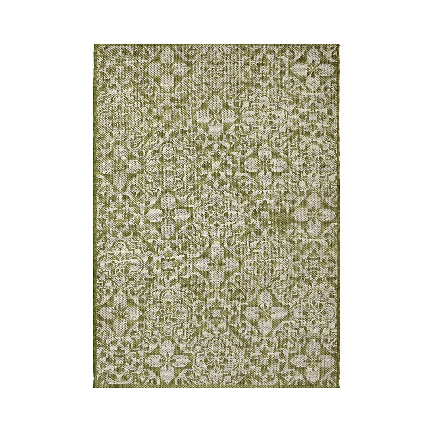 Indoor Outdoor Tile Rug - Green - 133x190cm 3 Indoor Outdoor Tile Rug - Green - 133x190cm