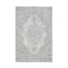 Indoor Outdoor Medallion Rug - Silver - 160x230cm
